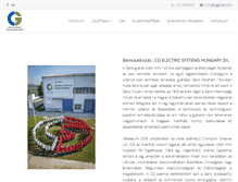 Tablet Screenshot of cgelectric.hu